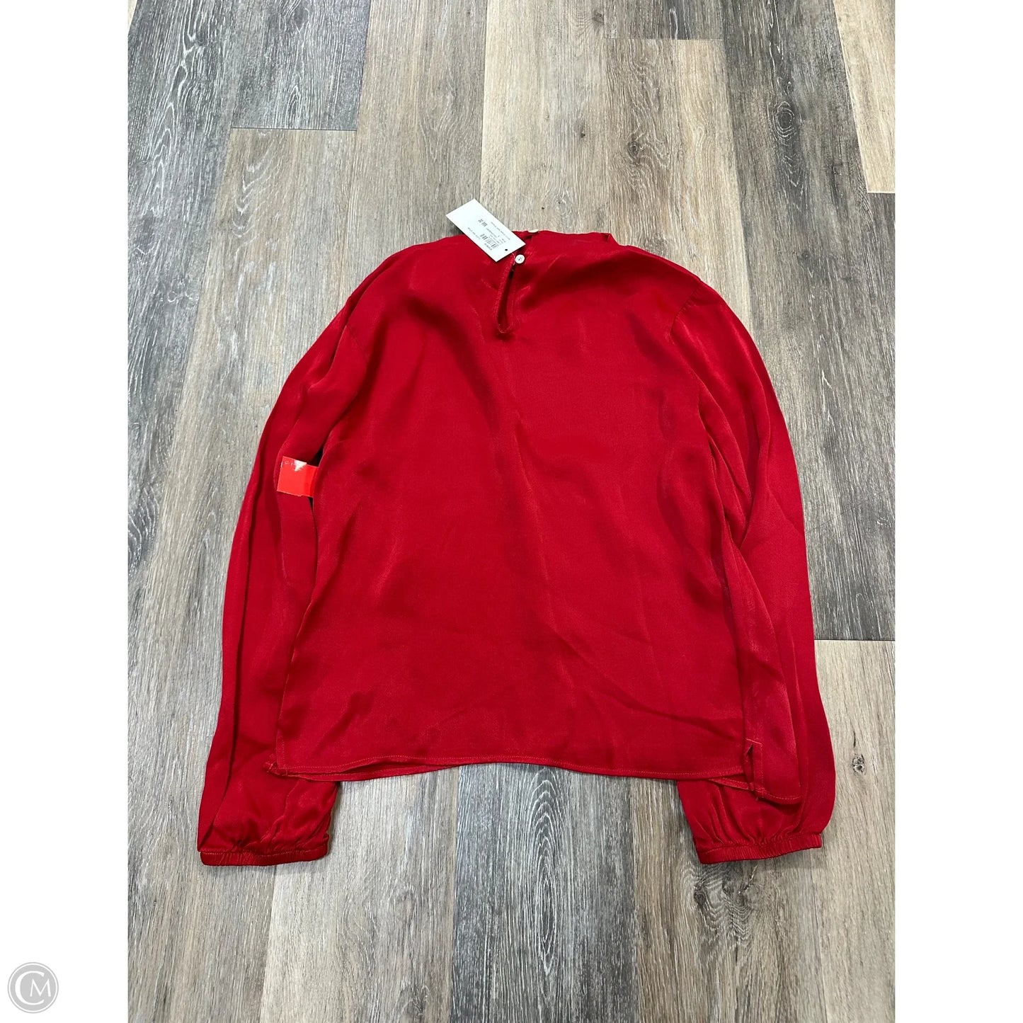 Blouse Long Sleeve By Cloth & Stone In Red, Size: S