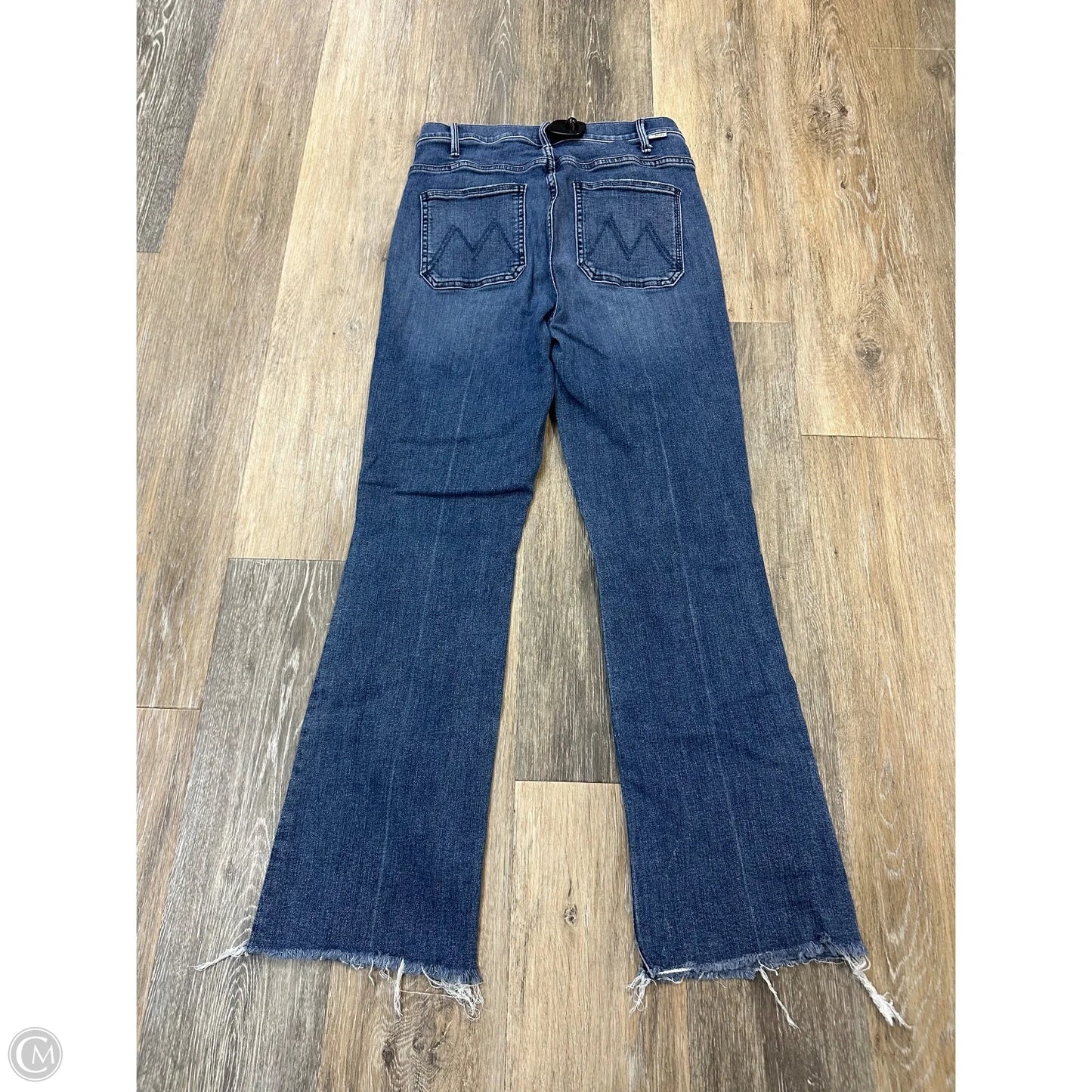 Jeans Straight By Mother In Blue Denim, Size: 4