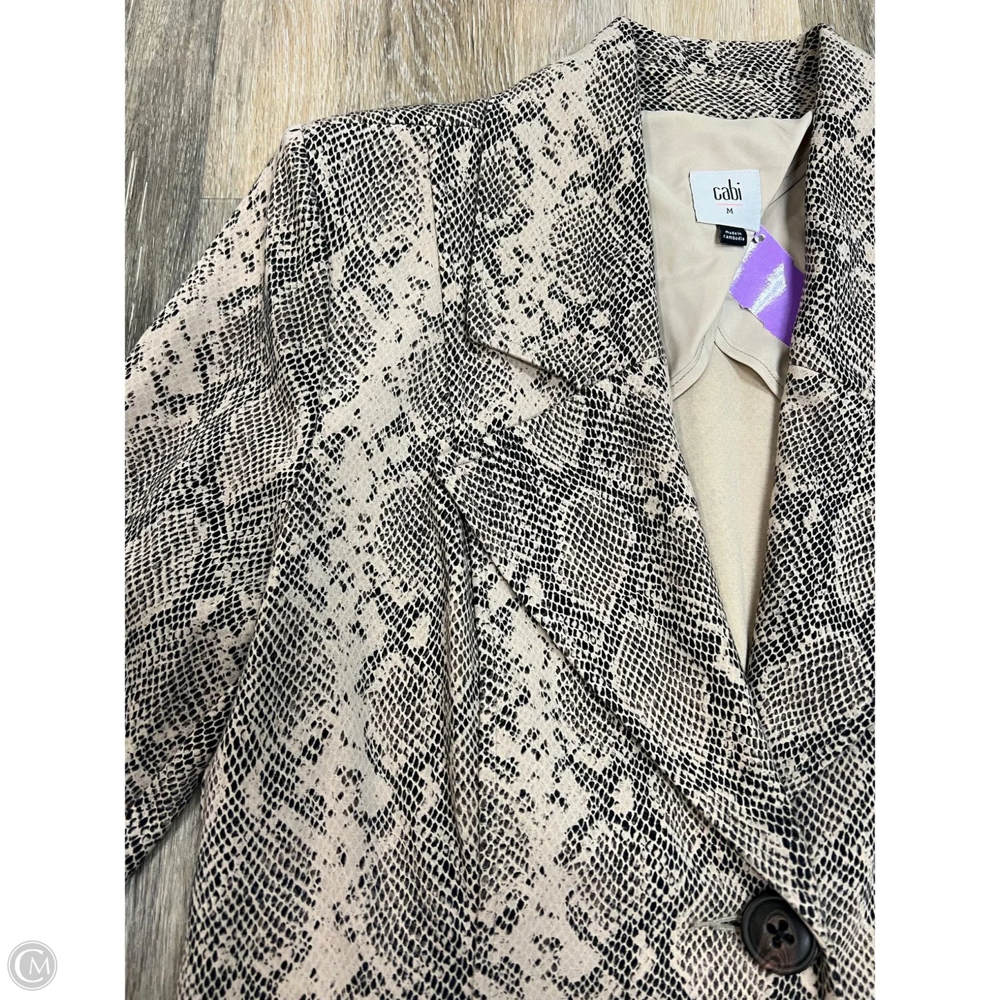 Jacket Other By Cabi In Animal Print, Size: M
