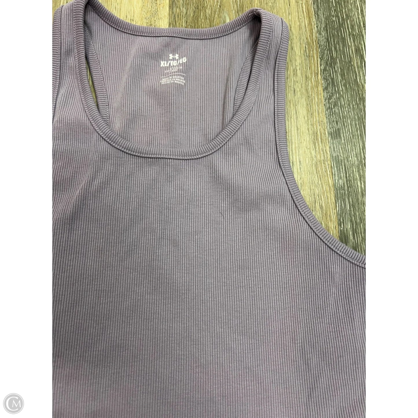 Athletic Tank Top By Under Armour In Purple, Size: Xl
