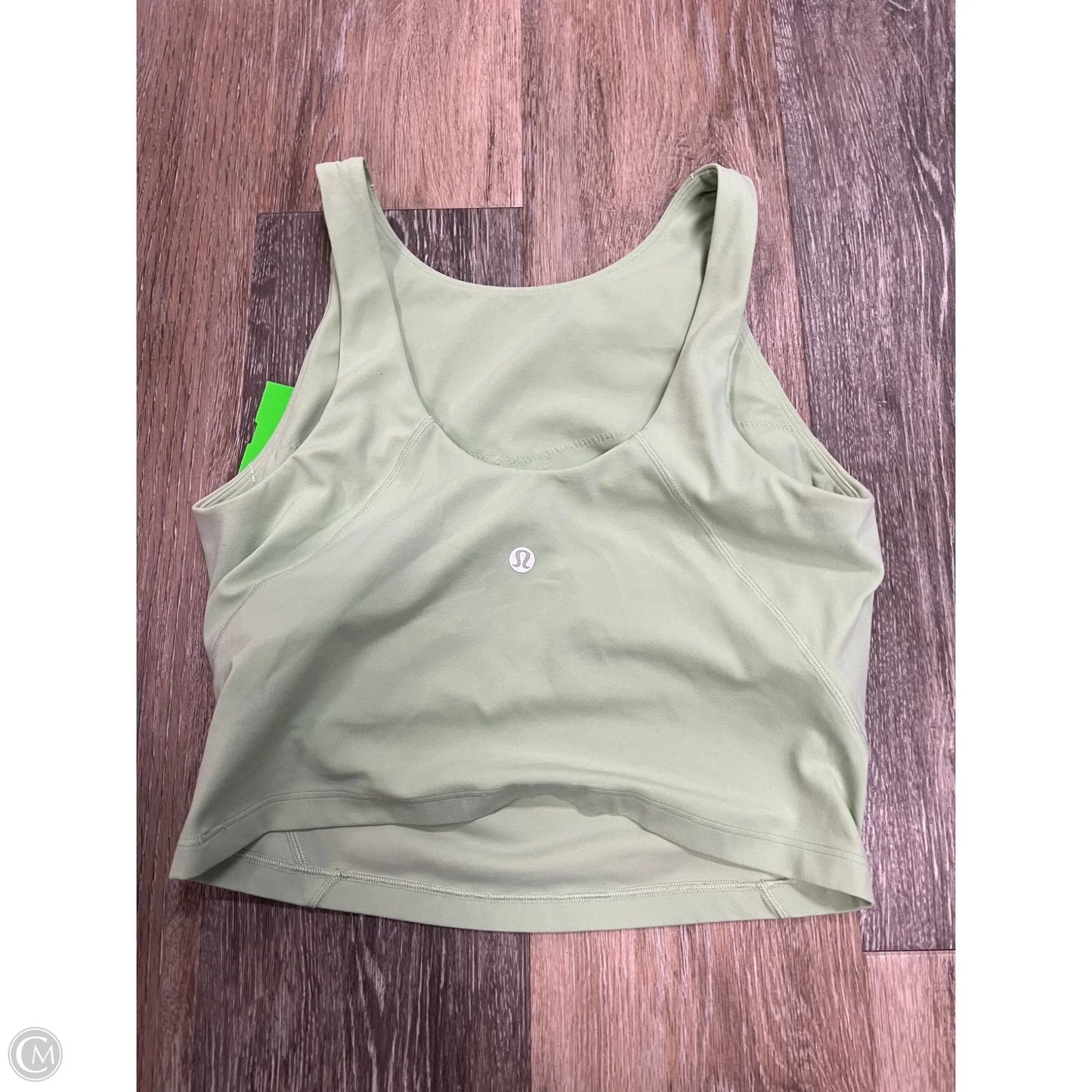 Athletic Tank Top By Lululemon In Green, Size: 6