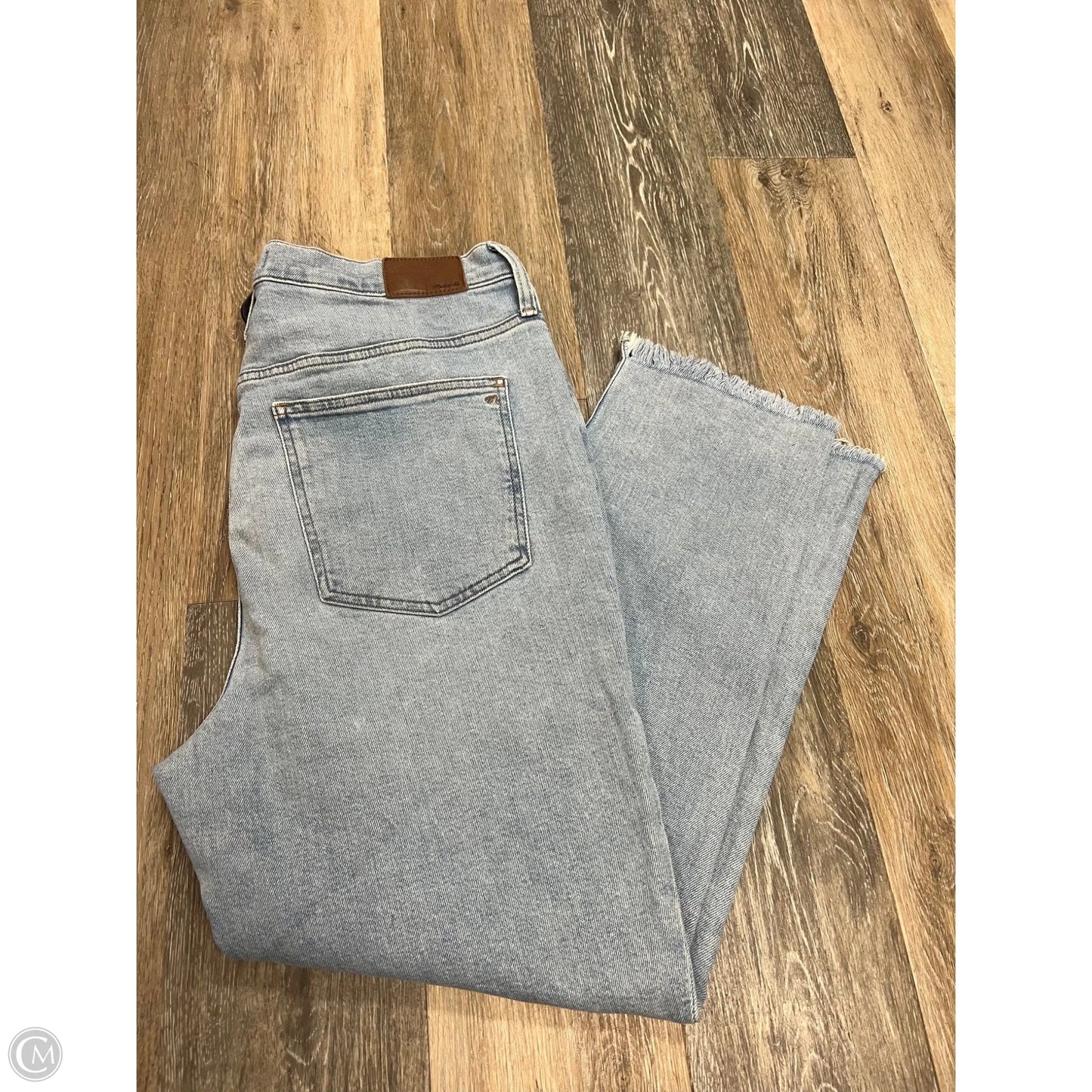 Jeans Straight By Madewell In Blue Denim, Size: 14/32