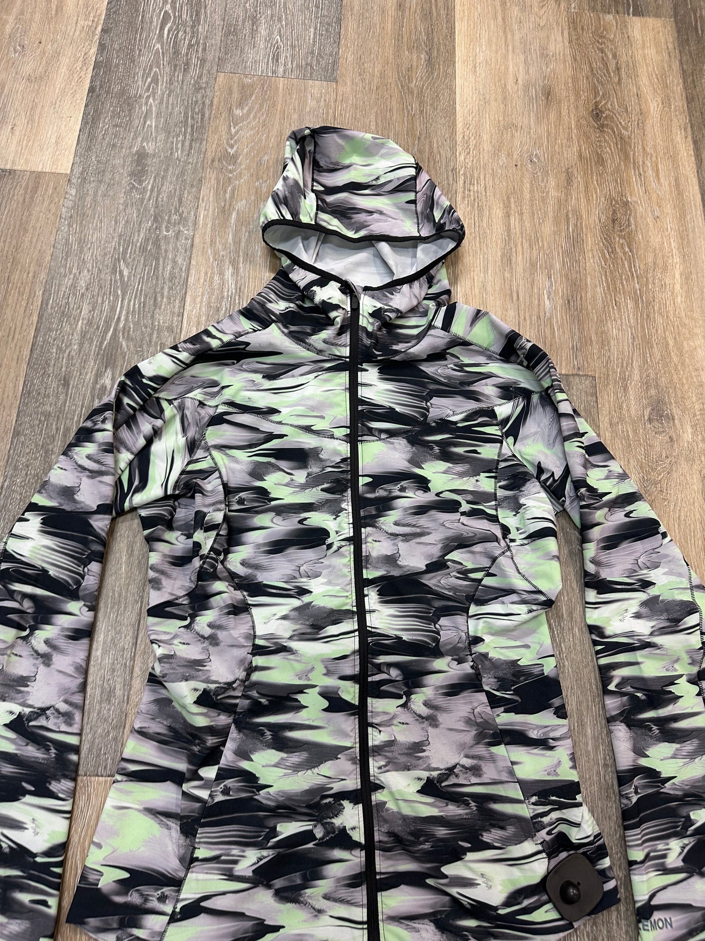 Athletic Jacket By Lululemon In Multi-colored, Size: 6