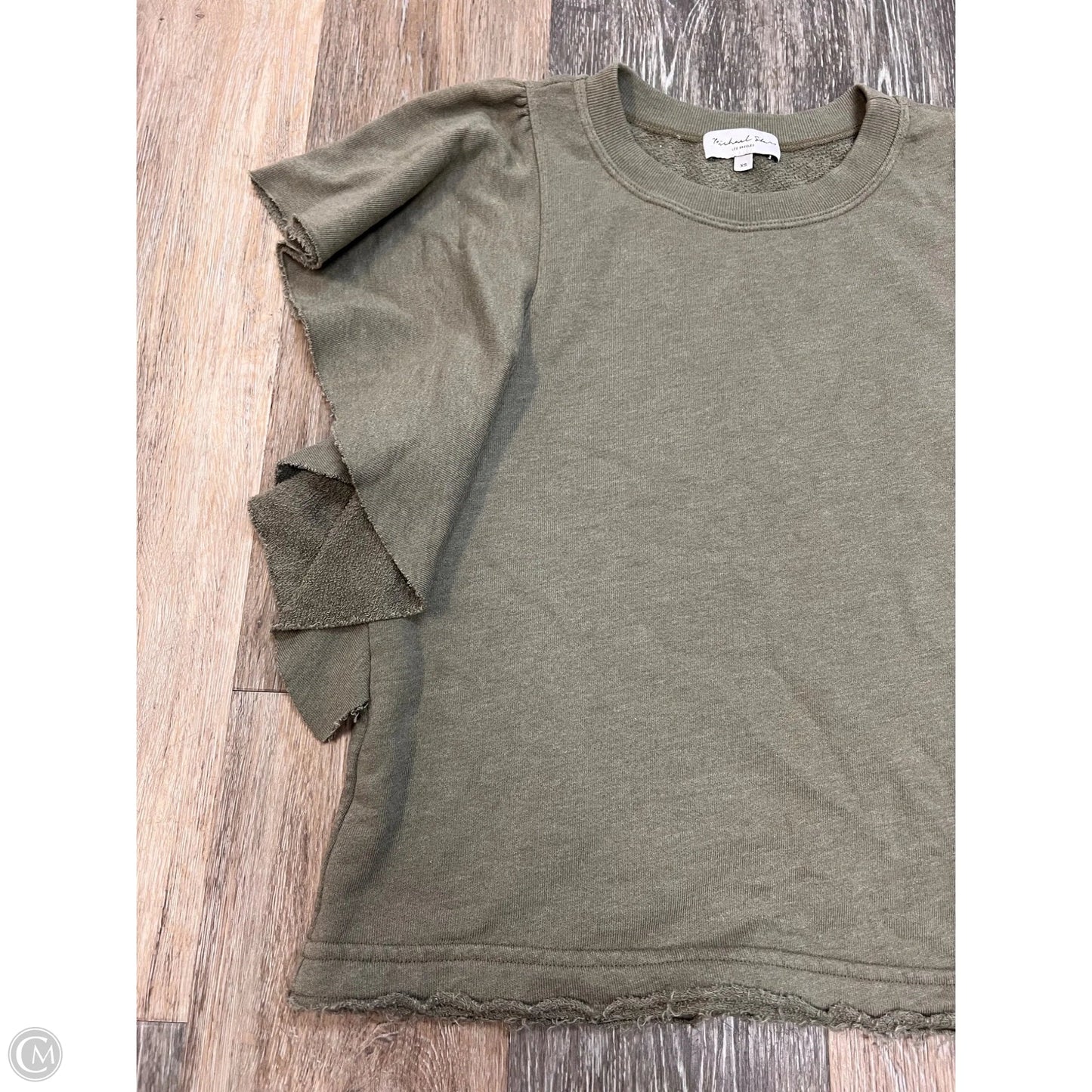 Top Short Sleeve By Michael Stars In Green, Size: Xs