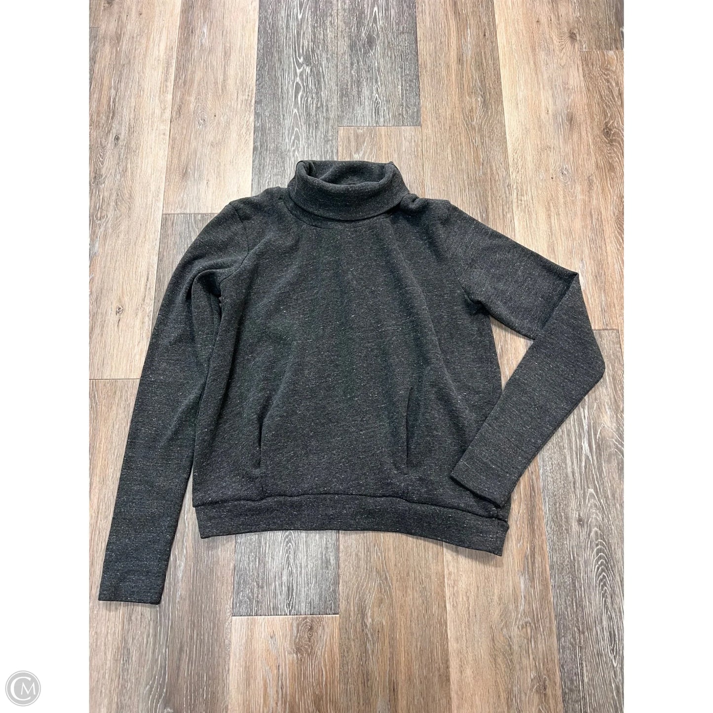 Athletic Sweatshirt Collar By Alo In Grey, Size: M