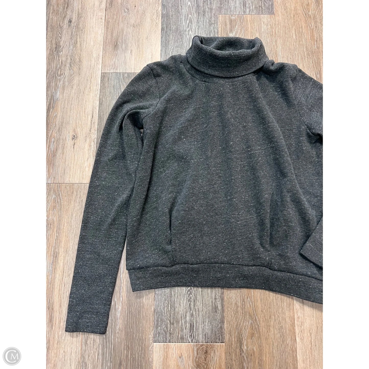 Athletic Sweatshirt Collar By Alo In Grey, Size: M