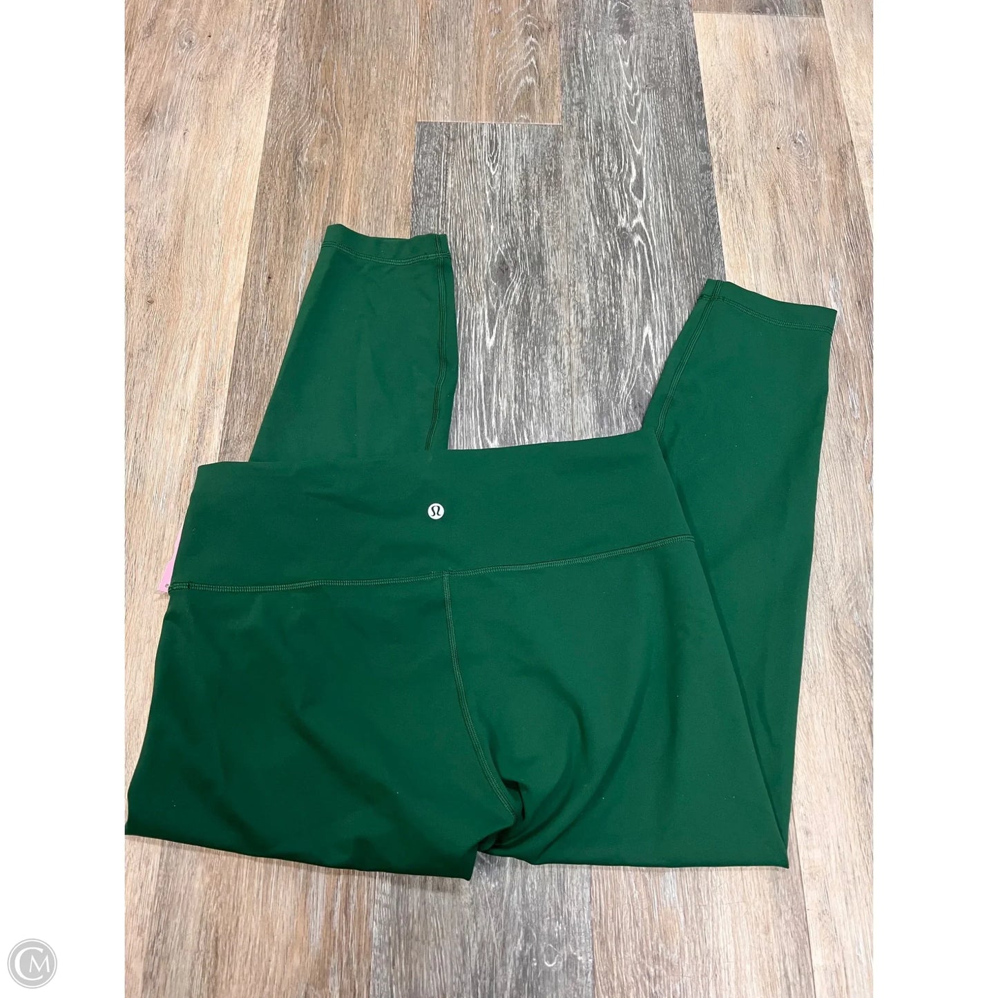Athletic Leggings By Lululemon In Green, Size: 14