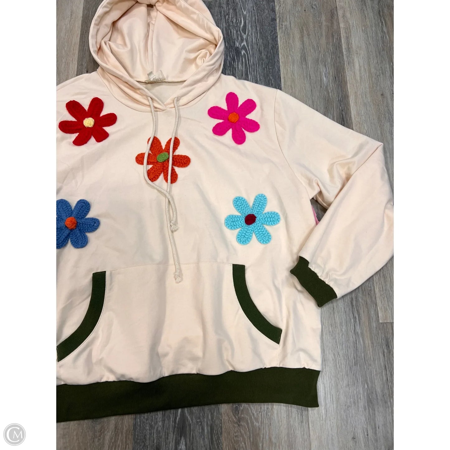 Sweatshirt Hoodie By Bibi In Multi-colored, Size: L