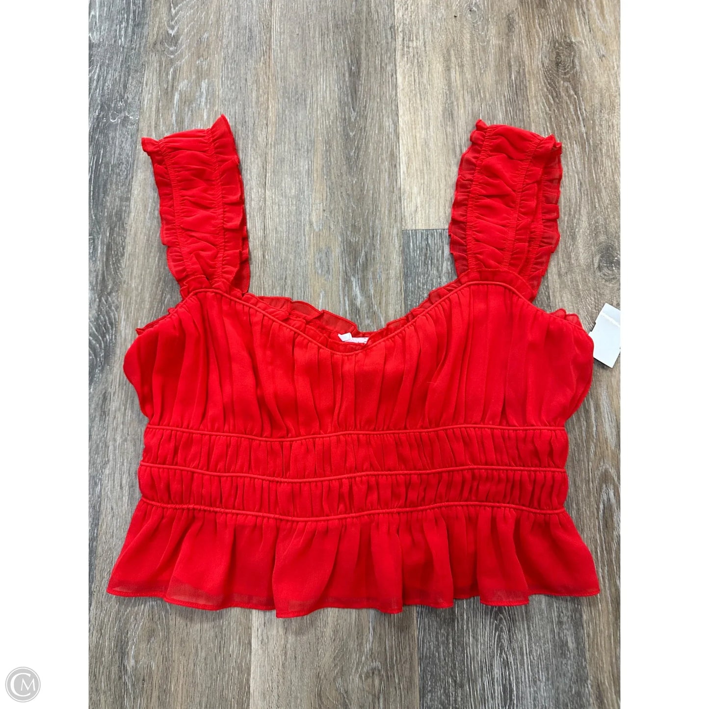 Tank Top By Astr The Label In Red, Size: Xl