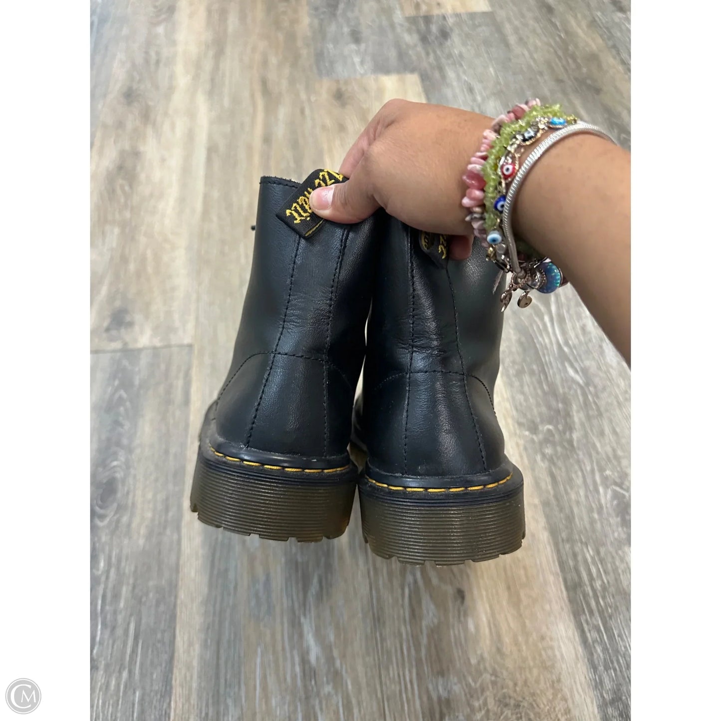 Boots Ankle Flats By Dr Martens In Black, Size: 8