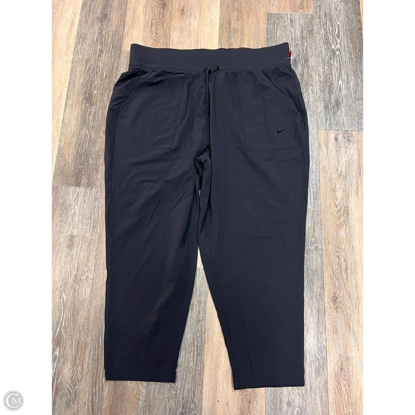 Athletic Pants By Nike Apparel In Black, Size: 1x