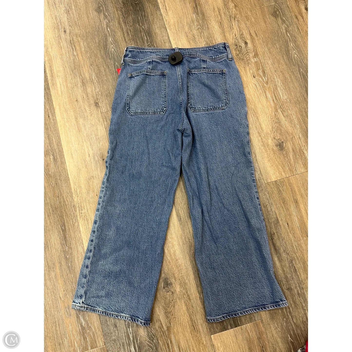 Jeans Wide Leg By J. Crew In Blue Denim, Size: 4