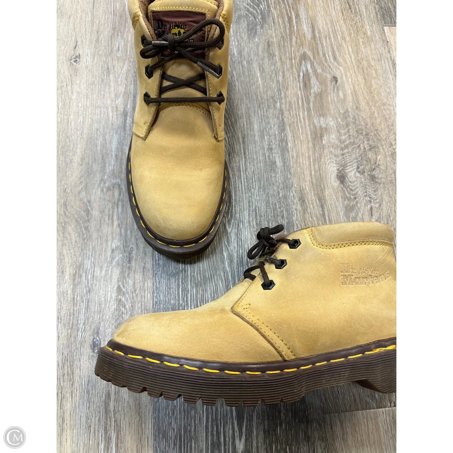 Boots Ankle Flats By Dr Martens In Tan, Size: 7.5