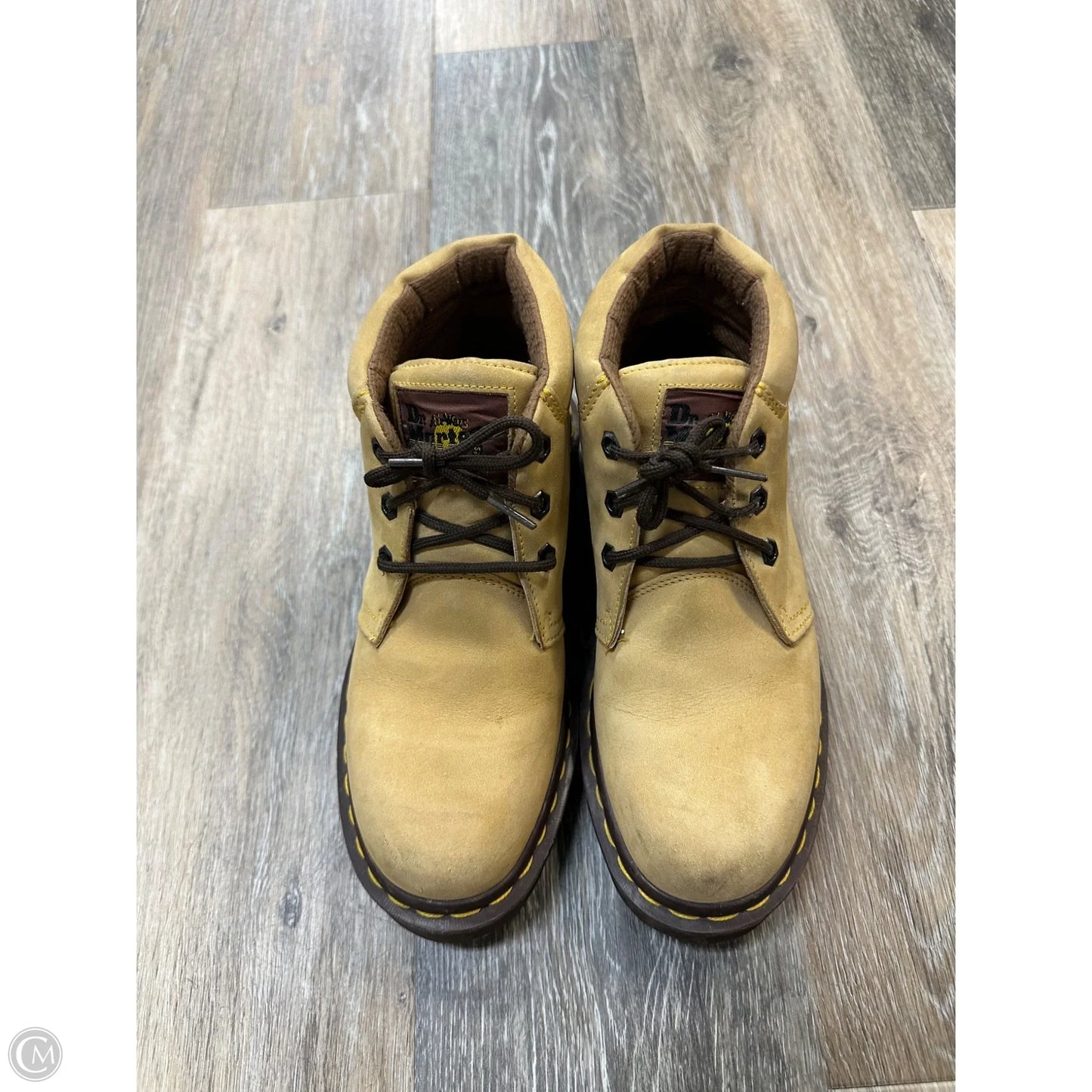 Boots Ankle Flats By Dr Martens In Tan, Size: 7.5