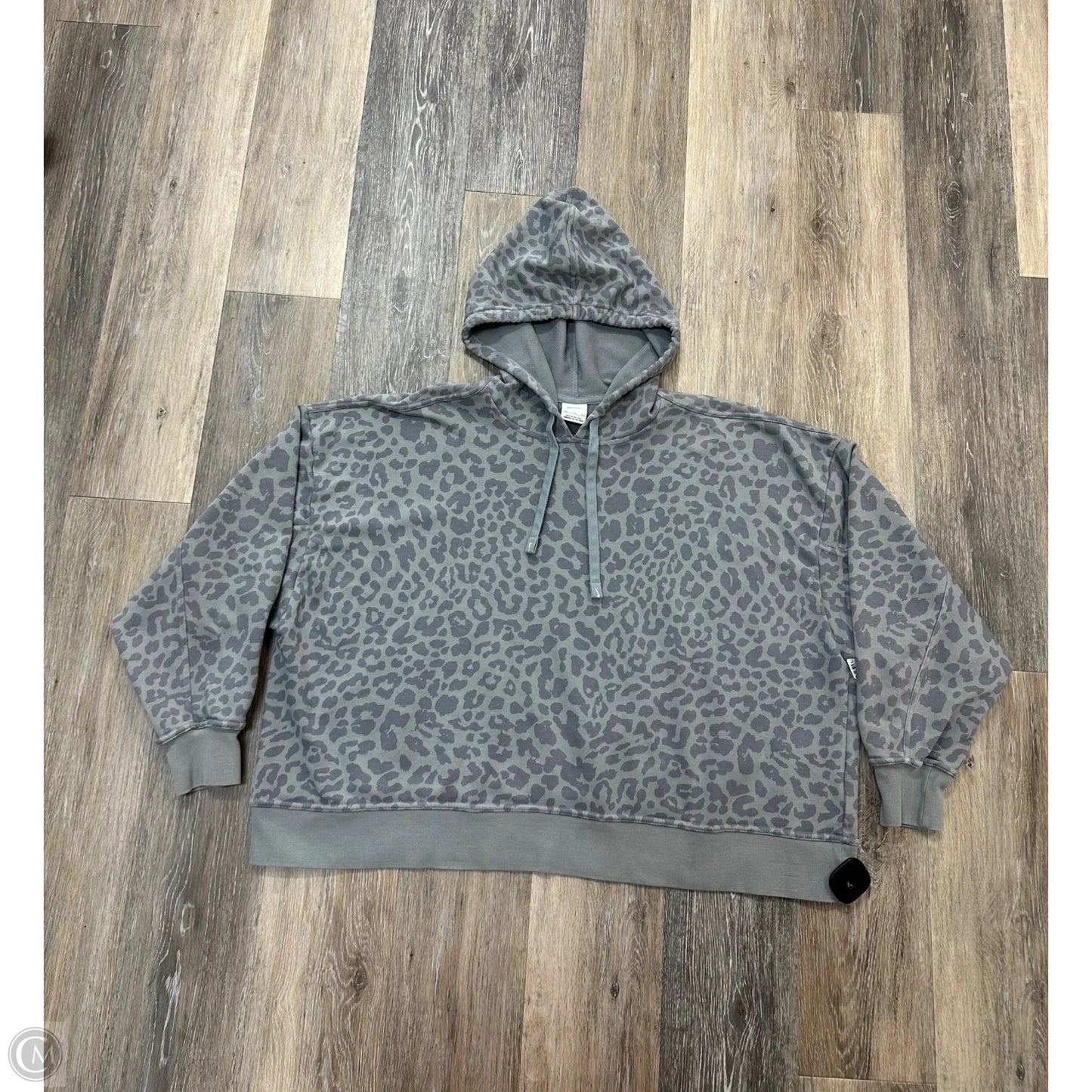 Athletic Sweatshirt Hoodie By Nike Apparel In Animal Print, Size: Xxl
