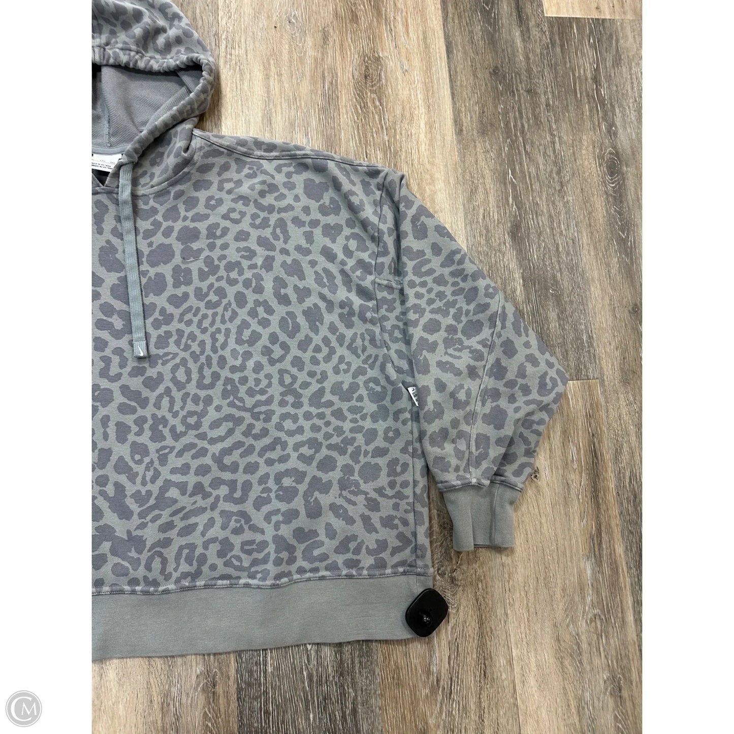 Athletic Sweatshirt Hoodie By Nike Apparel In Animal Print, Size: Xxl