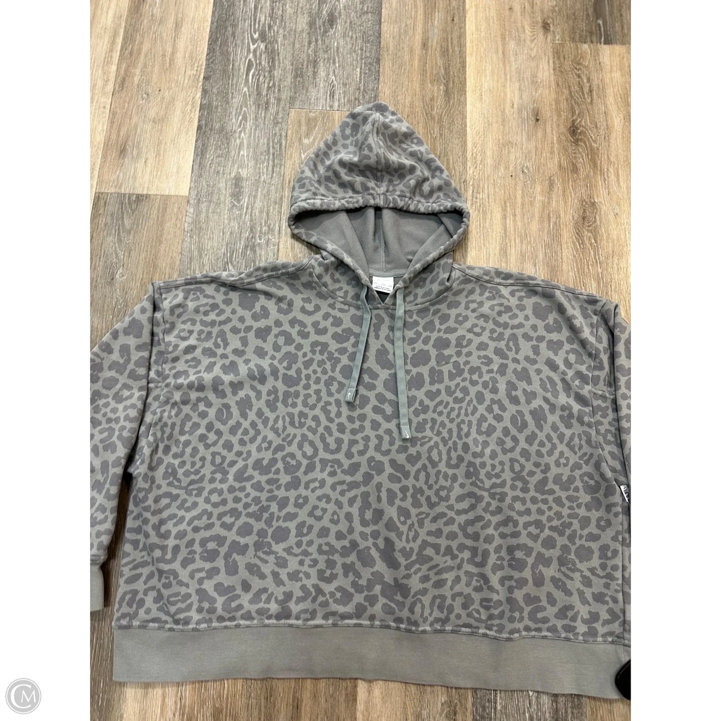 Athletic Sweatshirt Hoodie By Nike Apparel In Animal Print, Size: Xxl
