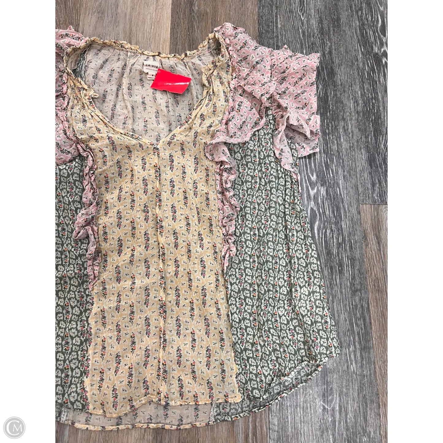 Top Short Sleeve Designer By Rebecca Minkoff In Floral Print, Size: S