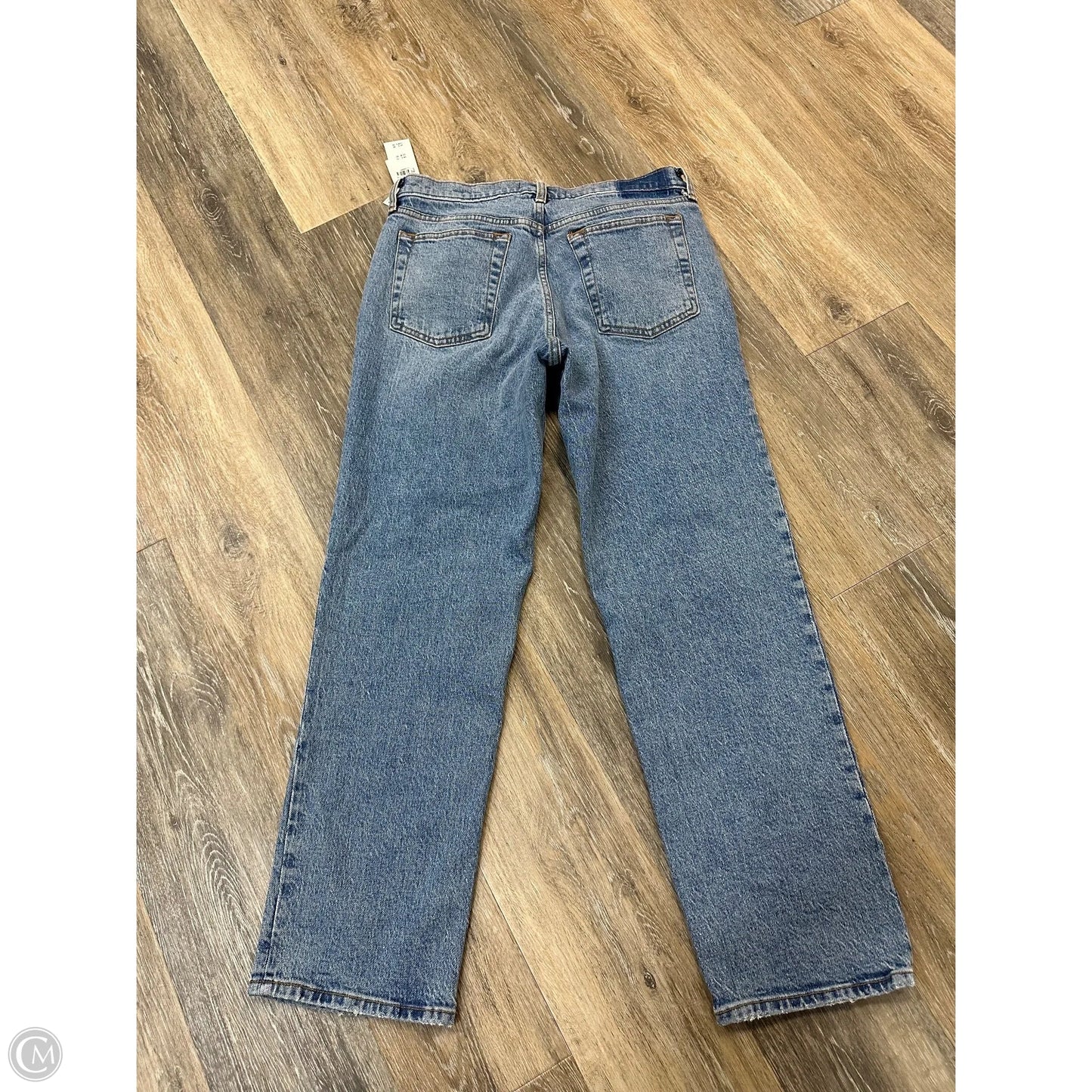 Jeans Straight By Abercrombie And Fitch In Blue Denim, Size: 8S