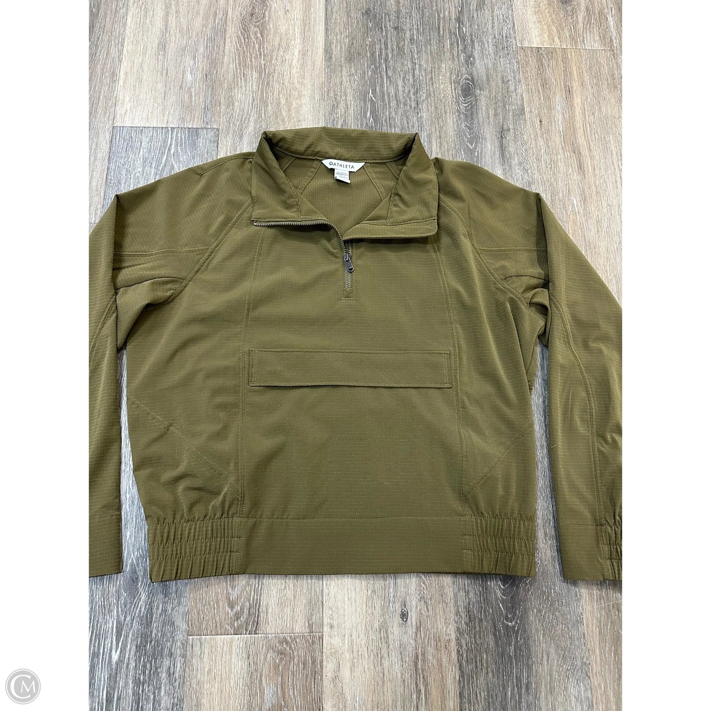 Athletic Jacket By Athleta In Green, Size: S