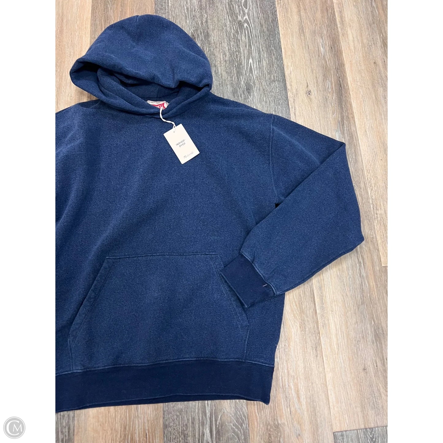 Sweatshirt Hoodie By Madewell In Blue, Size: Xs