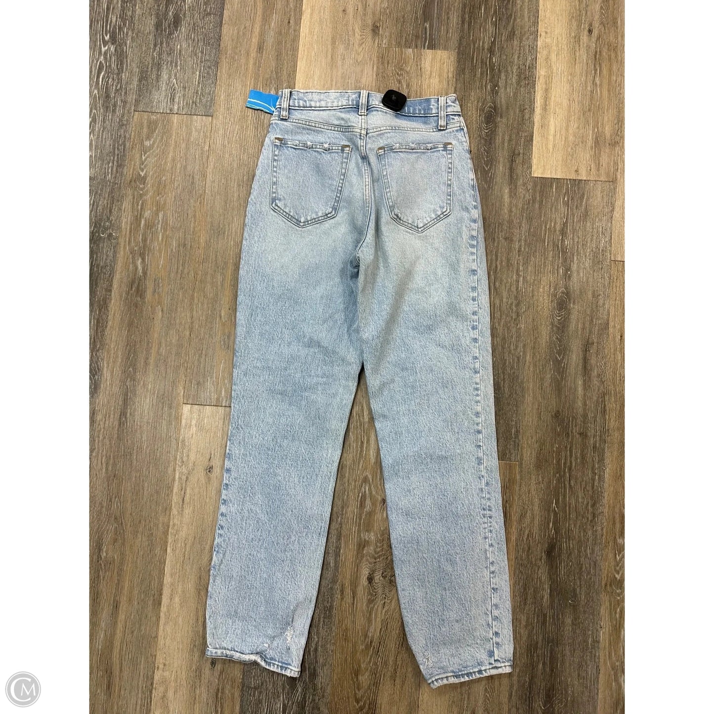 Jeans Straight By Abercrombie And Fitch In Blue Denim, Size: 4/27