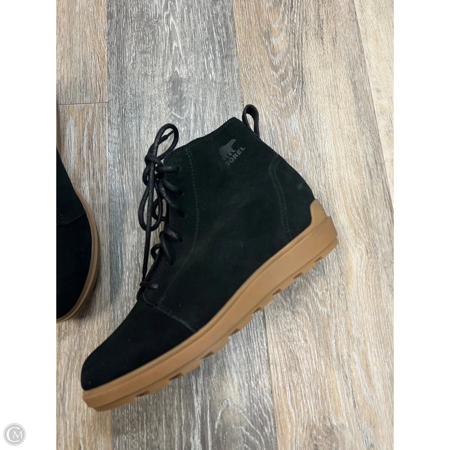 Boots Ankle Heels By Sorel In Black, Size: 9