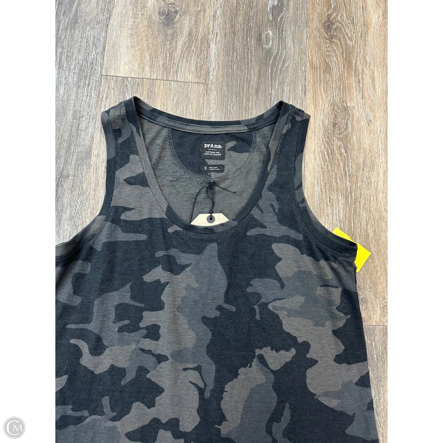 Athletic Tank Top By Prana In Camouflage Print, Size: S
