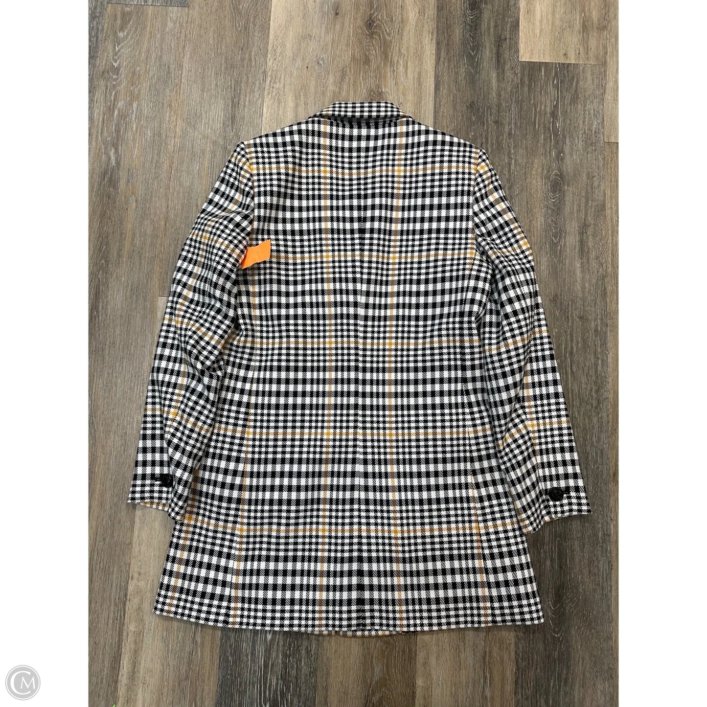 Blazer Designer By Karl Lagerfeld In Black & White, Size: M