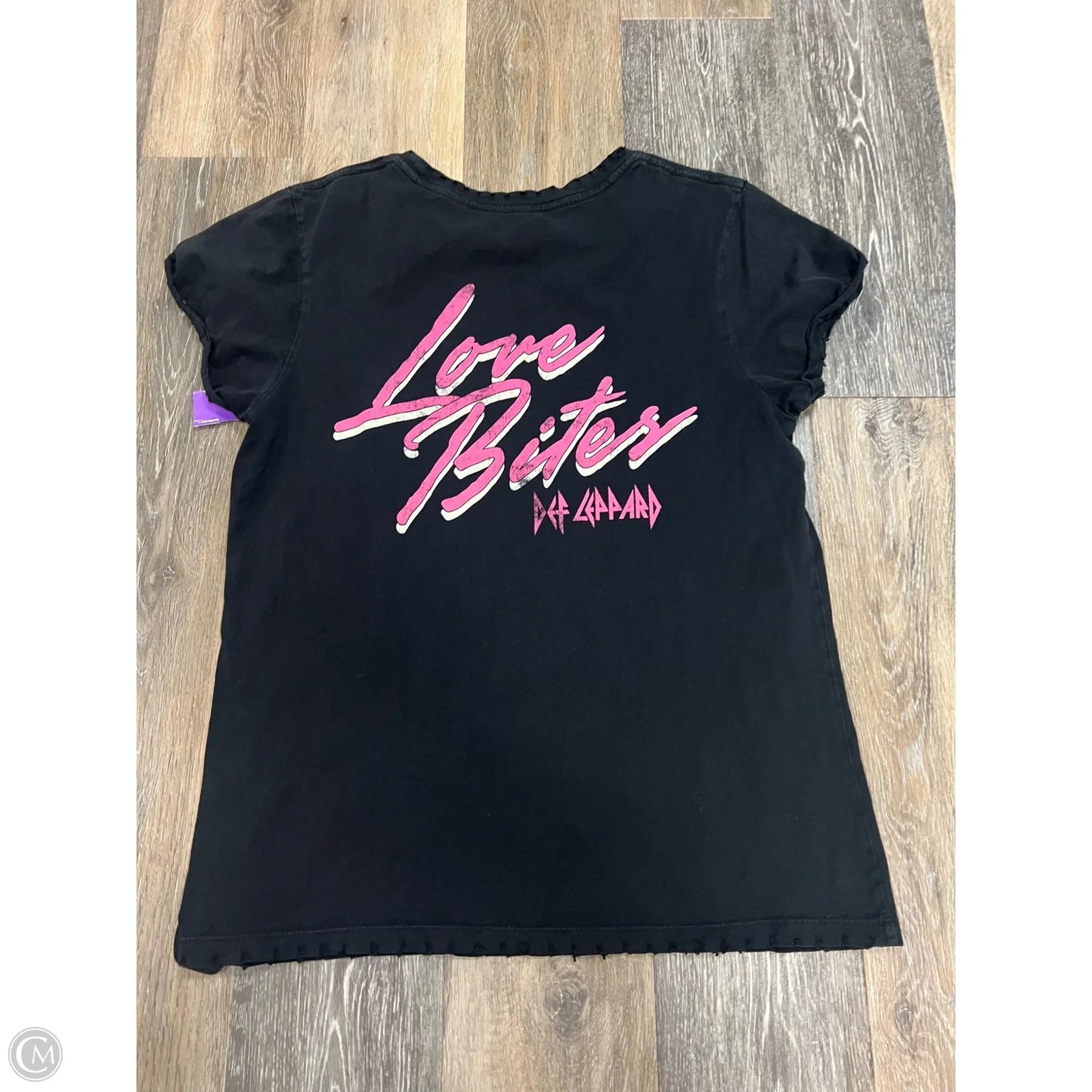 Top Short Sleeve By Recycled Karma In Black, Size: M