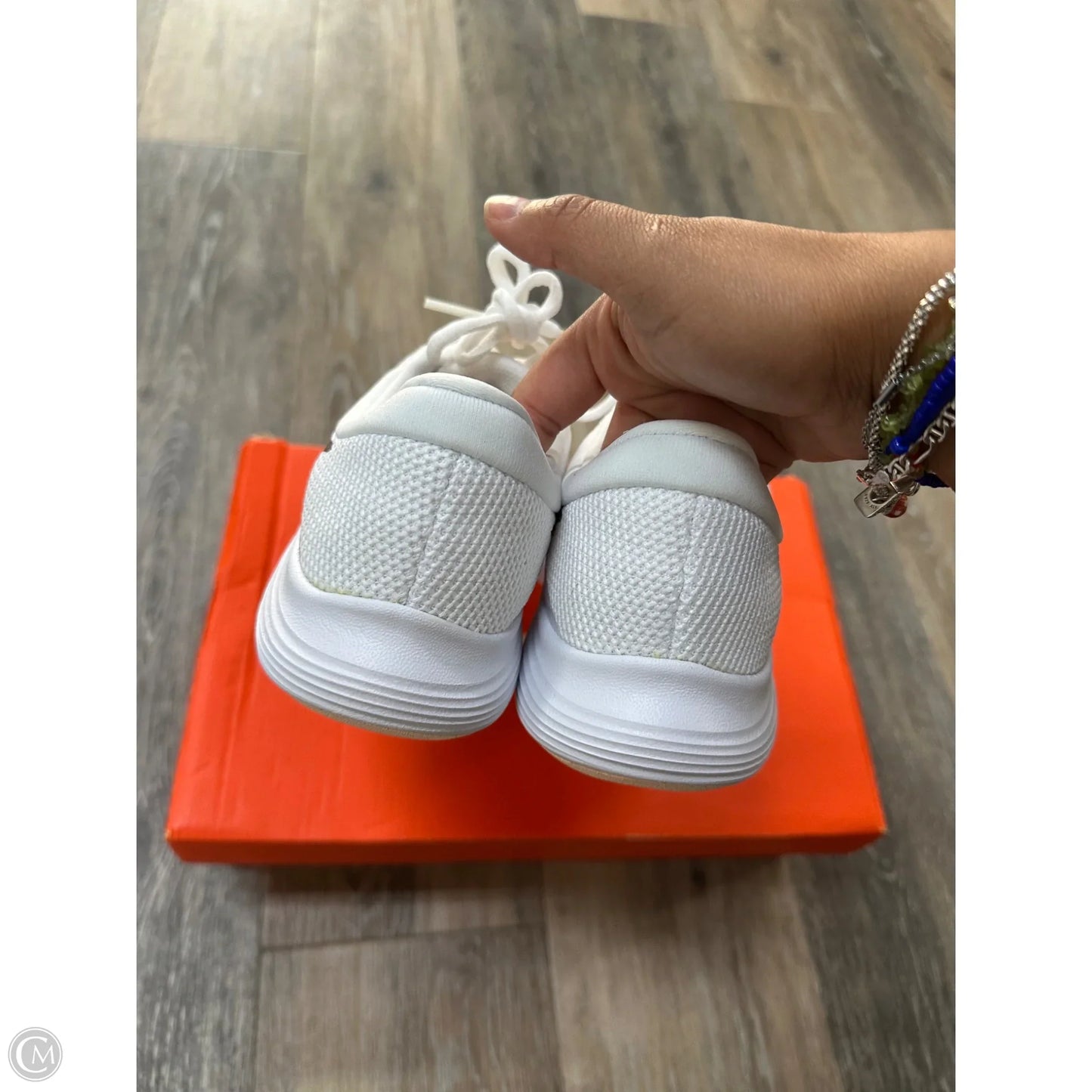 Shoes Athletic By Nike In White, Size: 7.5