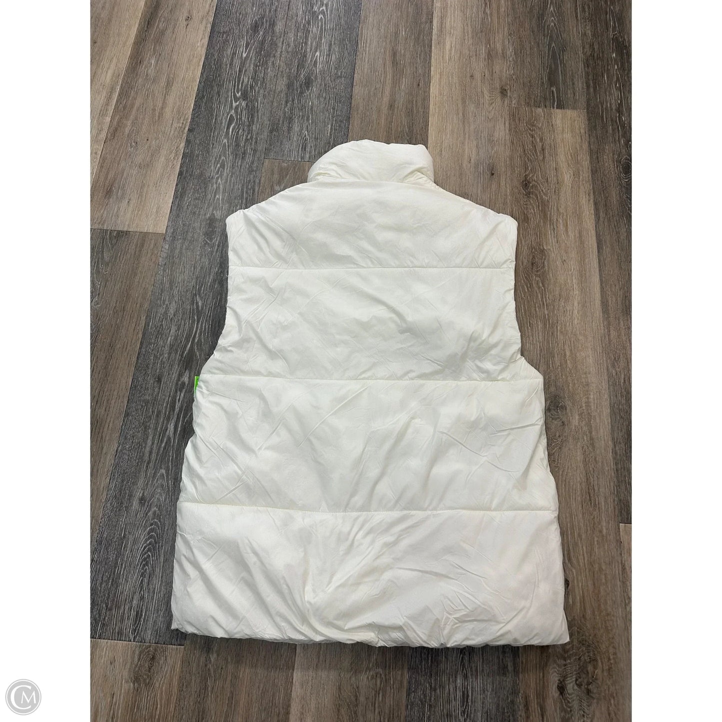 Vest Puffer & Quilted By Abercrombie And Fitch In Cream, Size: S