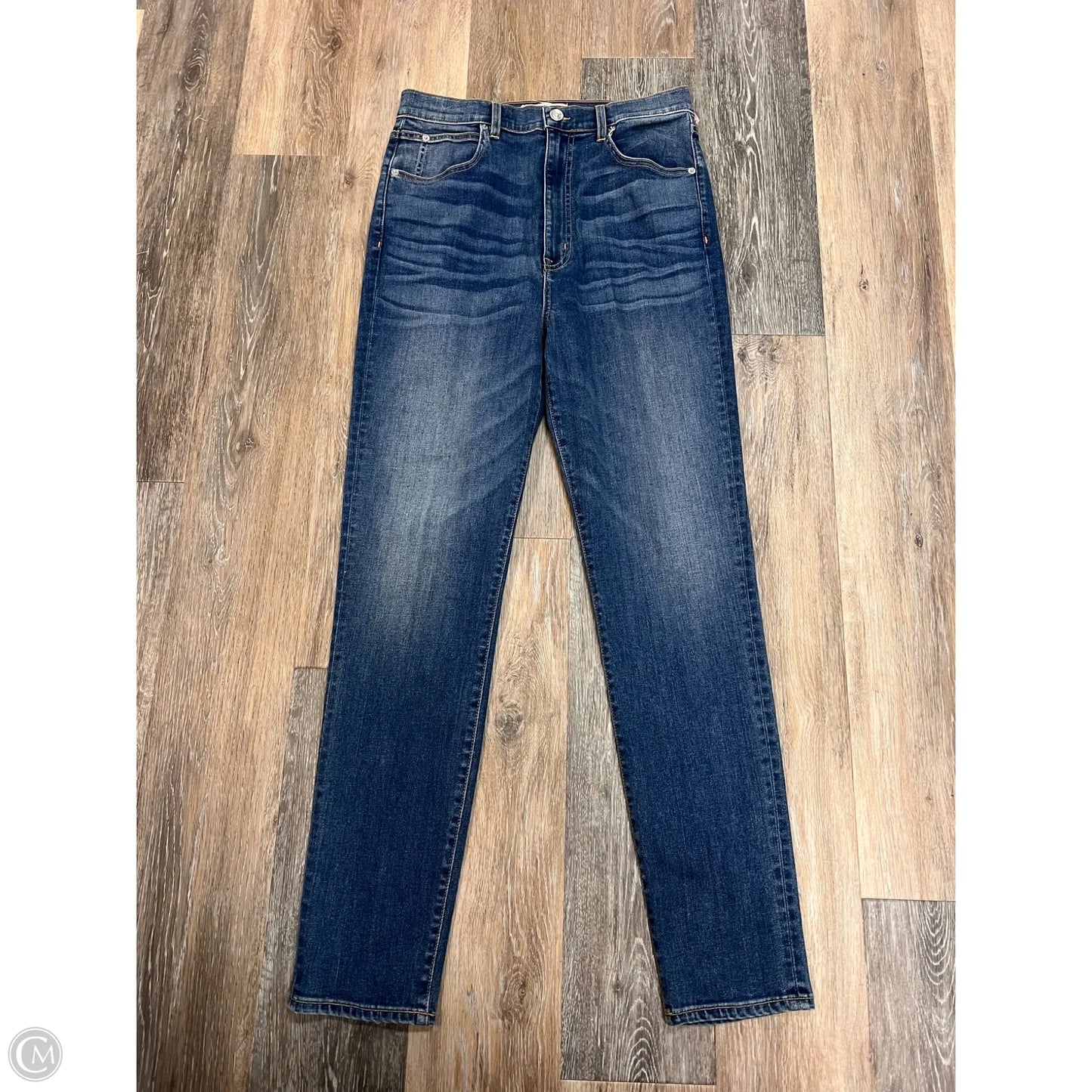 Jeans Straight Designer By SLVRLAKE In Blue Denim, Size: 12/31