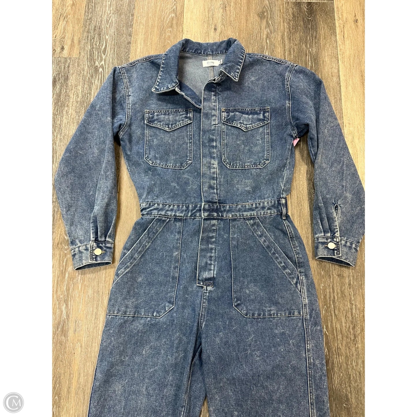 Jumpsuit By Bluivy In Blue Denim, Size: M