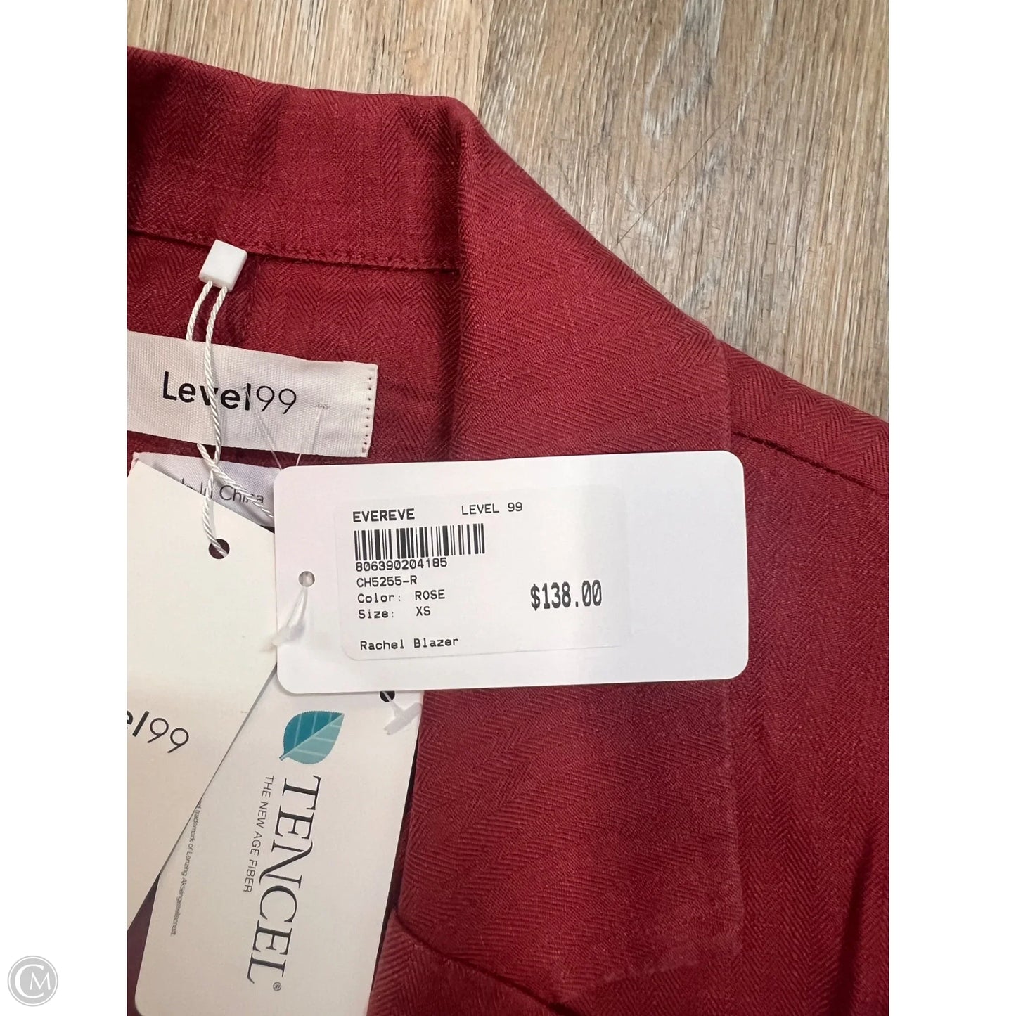 Blazer By Level 99 In Red, Size: Xs