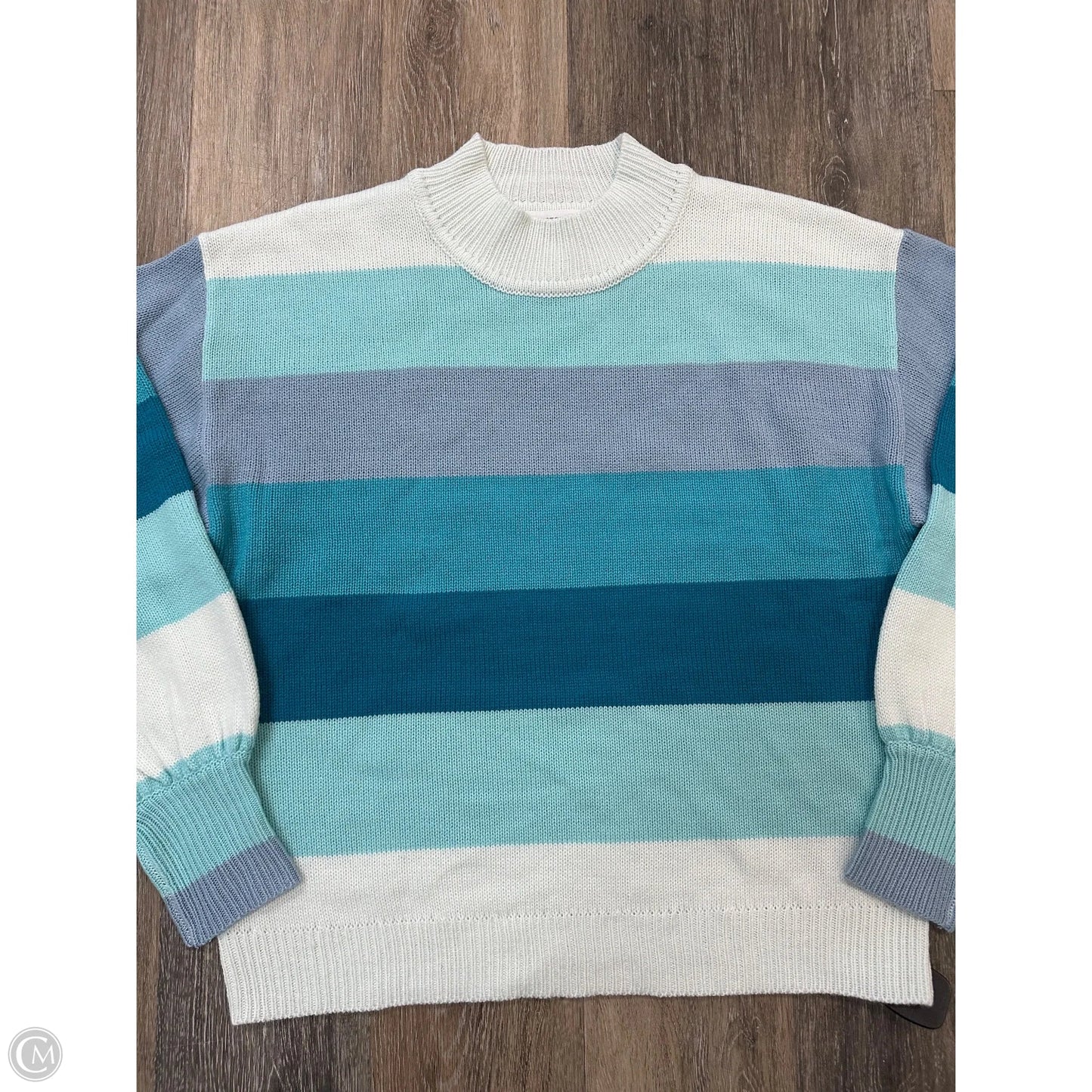 Sweater By Abela Story + Co. In Blue, Size: M