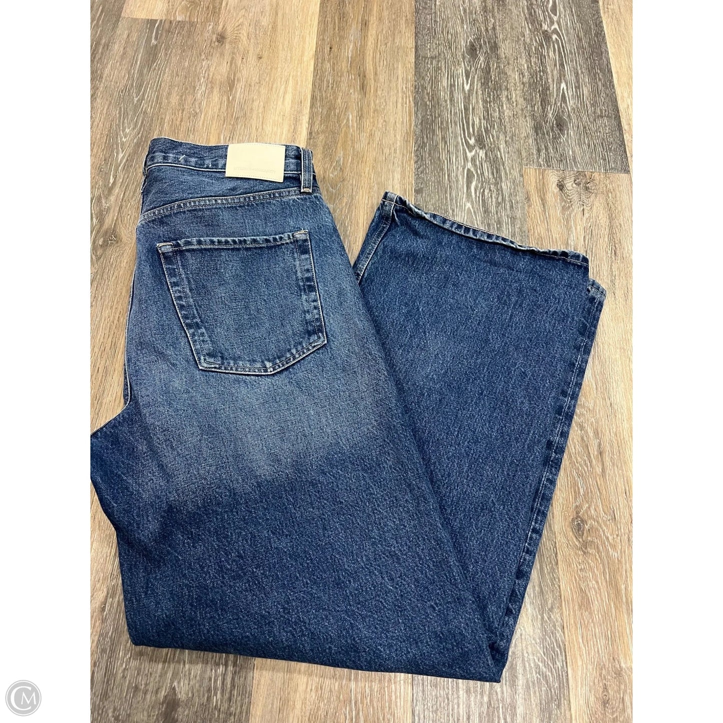 Jeans Wide Leg By Citizens Of Humanity In Blue Denim, Size: 12