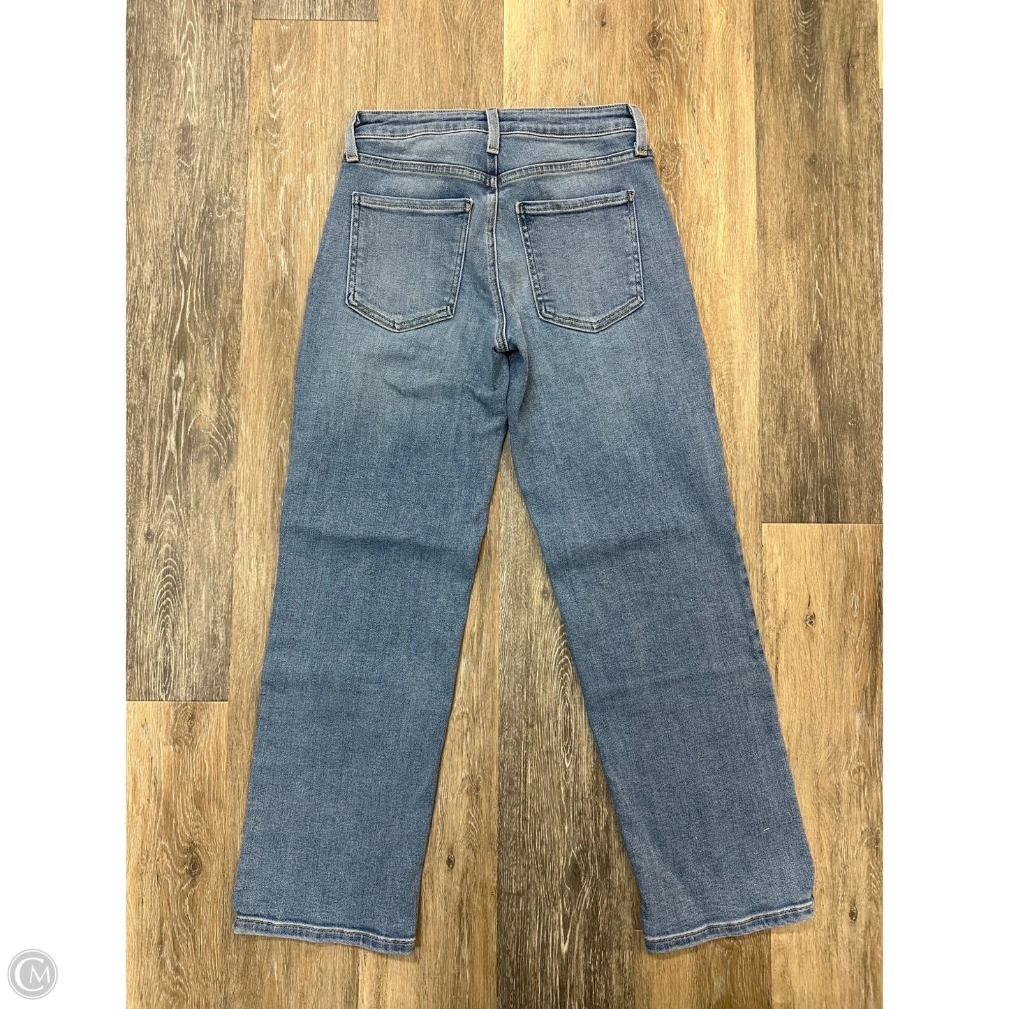 Jeans Wide Leg By Just Black In Blue Denim, Size: 0