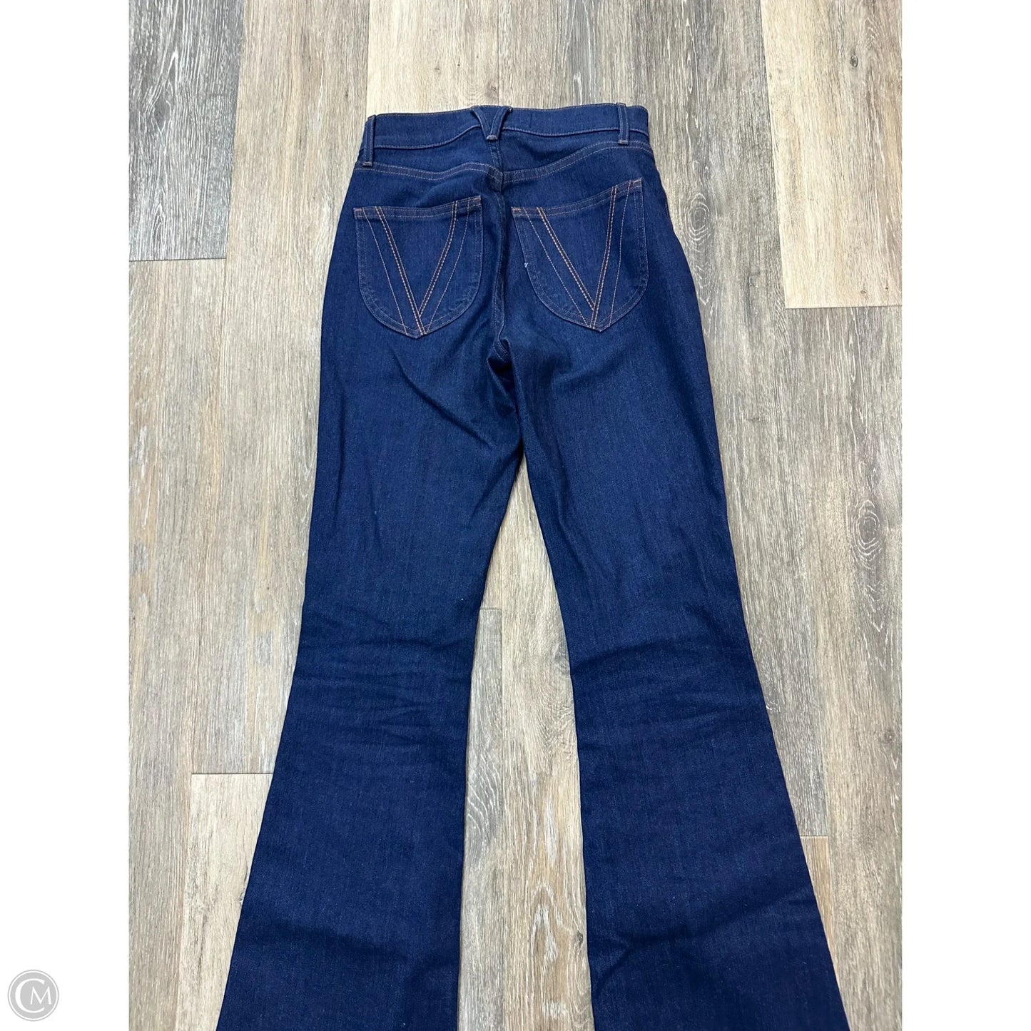 Jeans Flared By Veronica Beard In Blue Denim, Size: 0/24