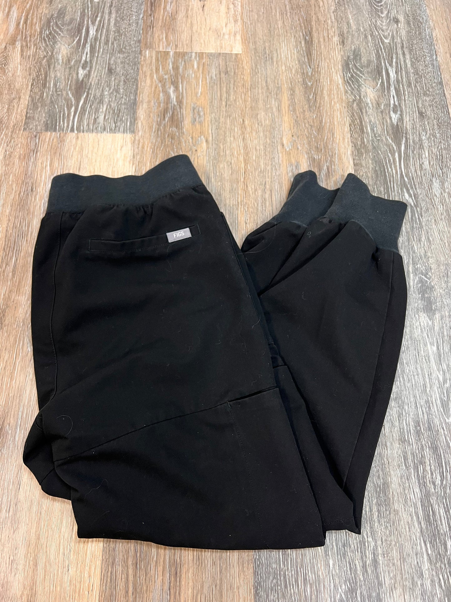 Scrub Pants By Figs In Black, Size: Sp