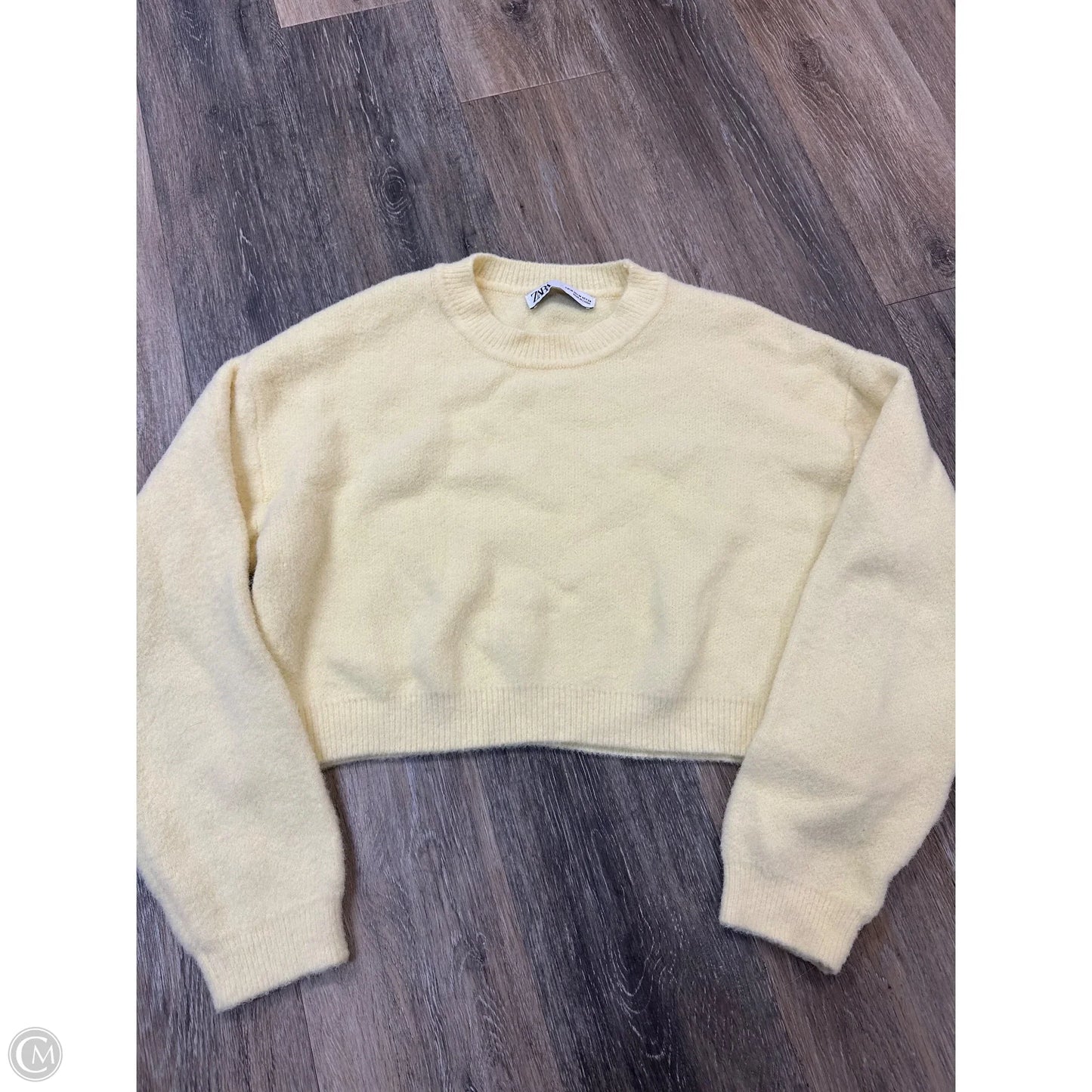 Sweater By Zara In Yellow, Size: M