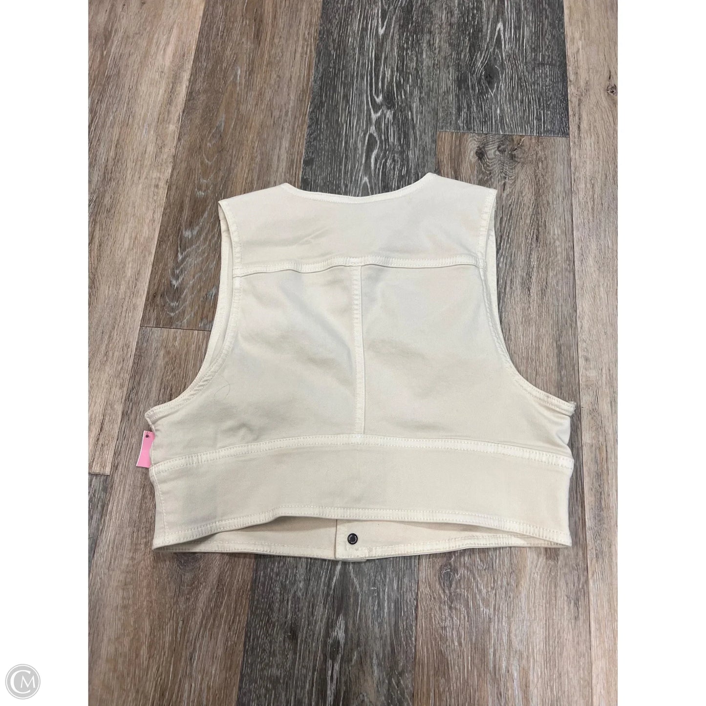 Top Sleeveless By American Eagle In Cream, Size: M