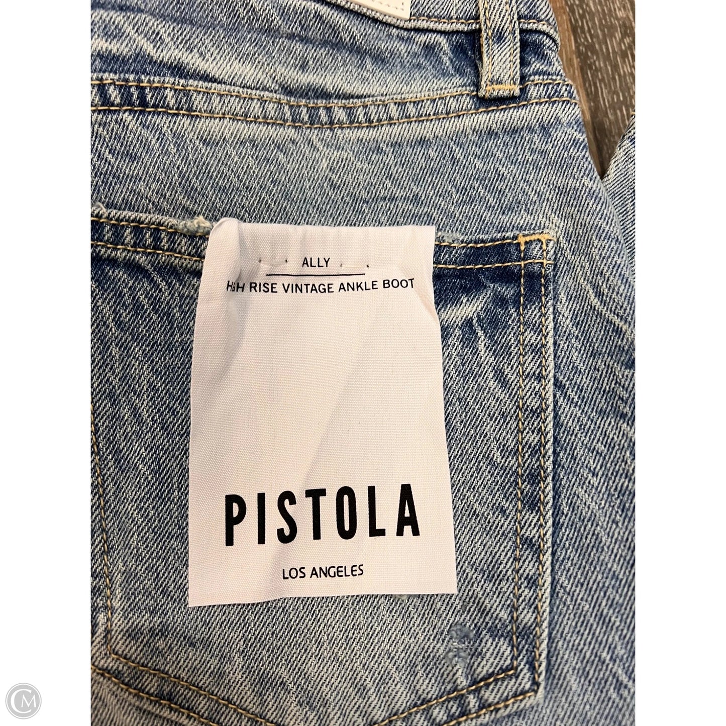 Jeans Straight By Pistola In Blue Denim, Size: 0