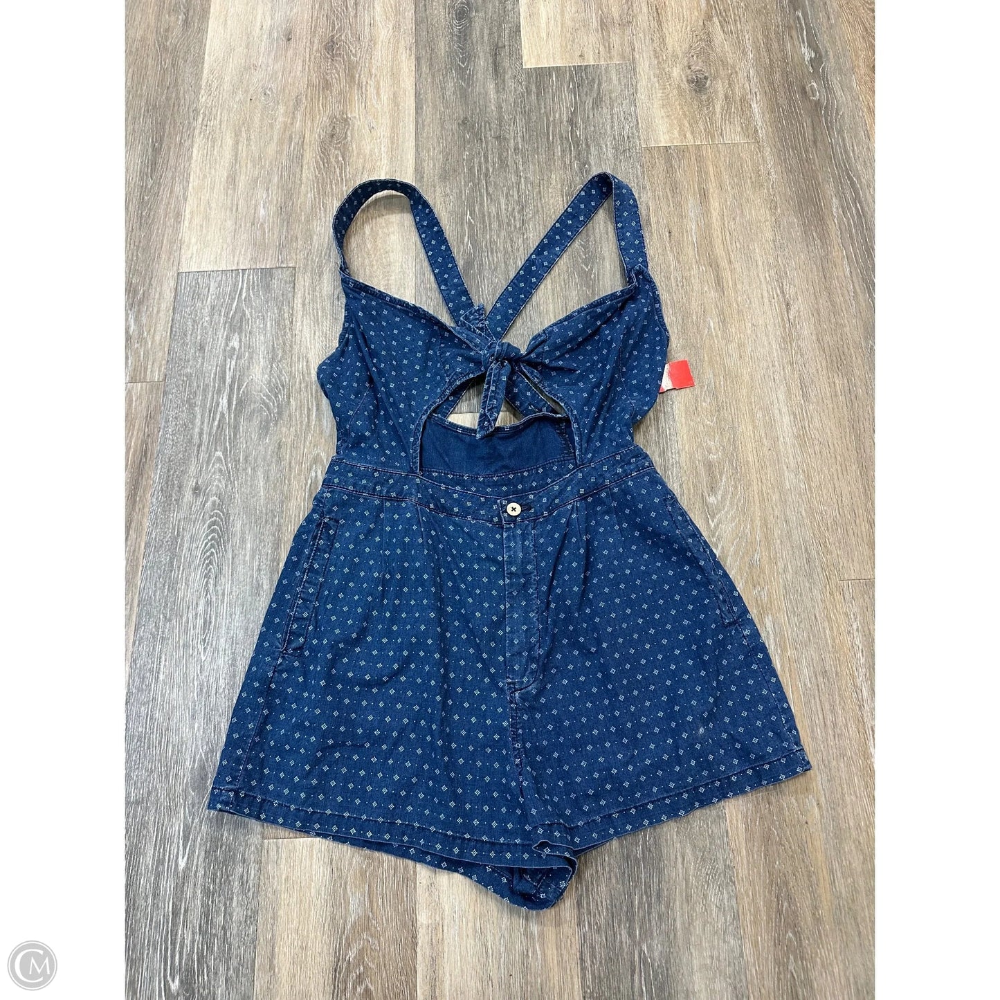 Romper By Free People In Blue Denim, Size: M