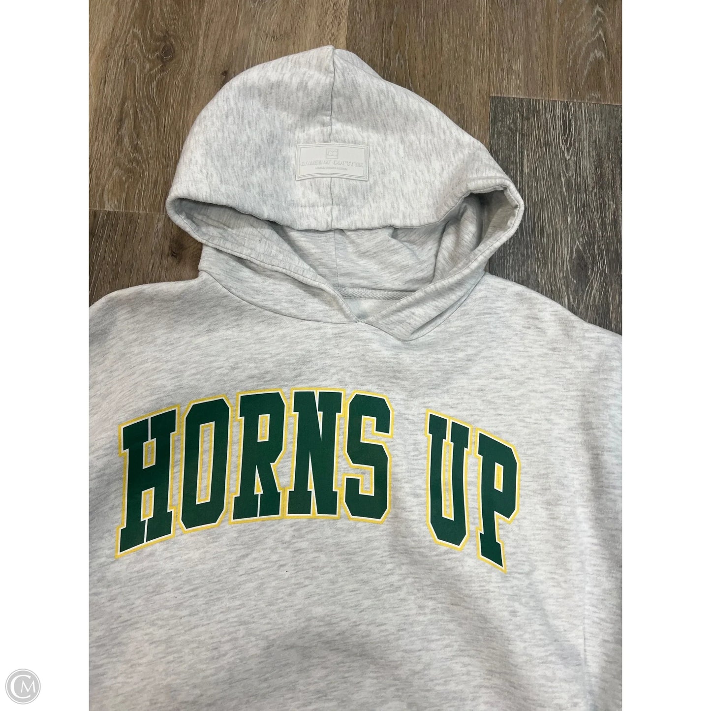 Athletic Sweatshirt Hoodie By GAMEDAY Couture In White, Size: S