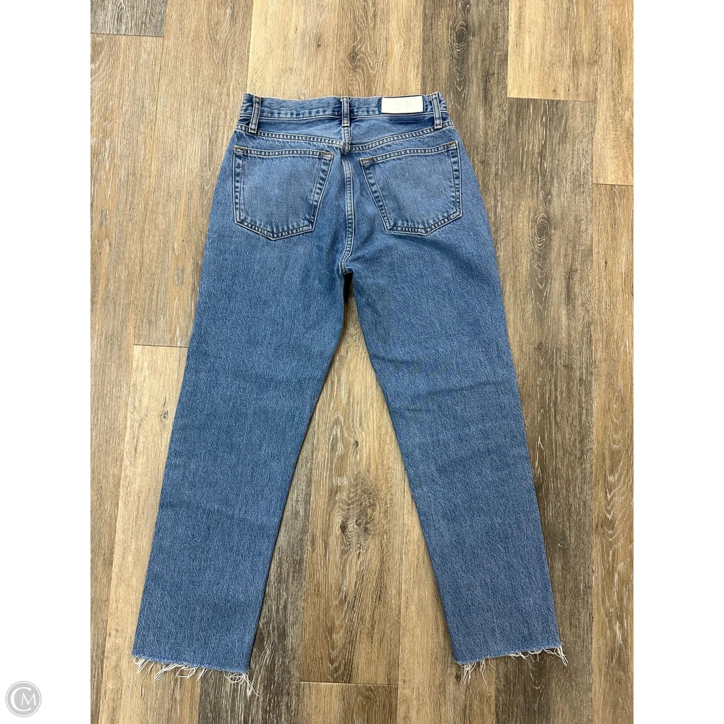 Jeans Straight By Re/Done In Blue Denim, Size: 4
