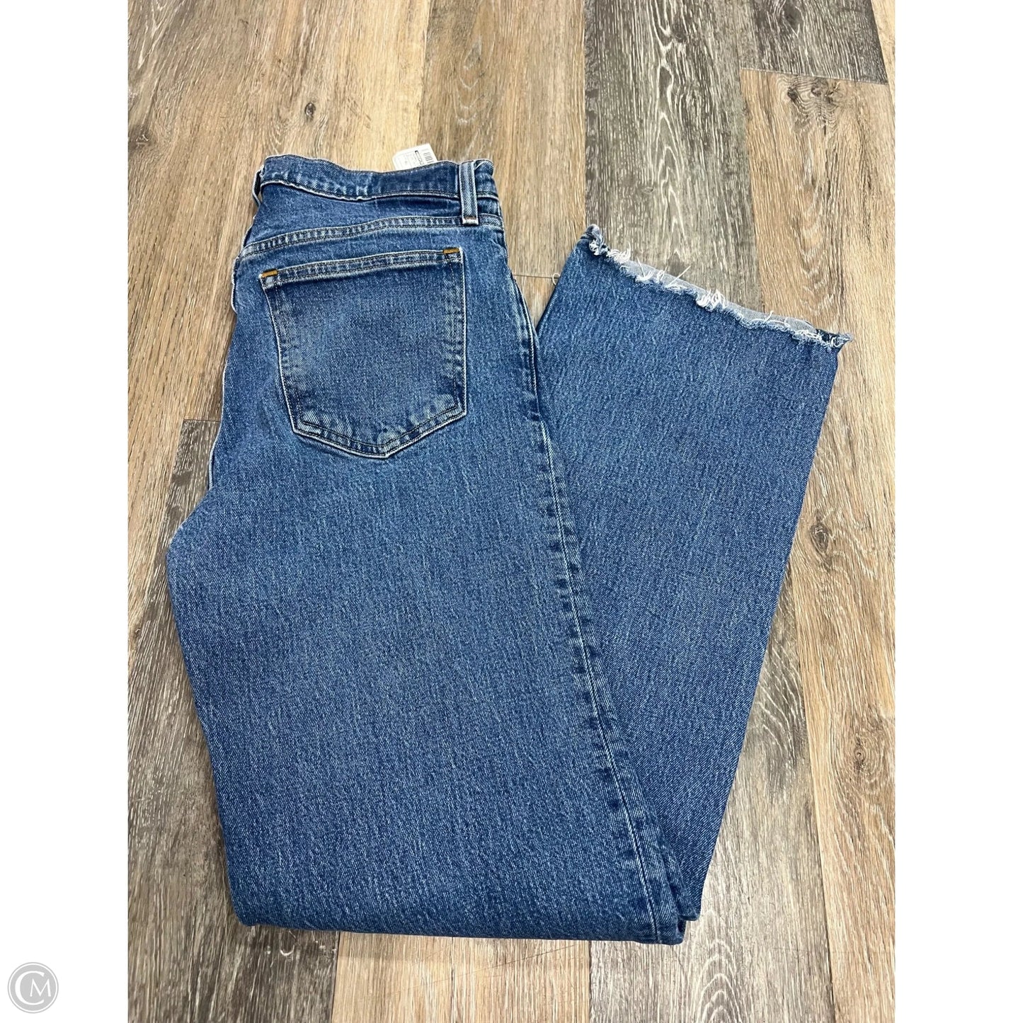 Jeans Straight By Abercrombie And Fitch In Blue Denim, Size: 8l