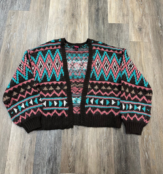 Sweater Cardigan By Rock & Roll In Multi-colored, Size: Xl