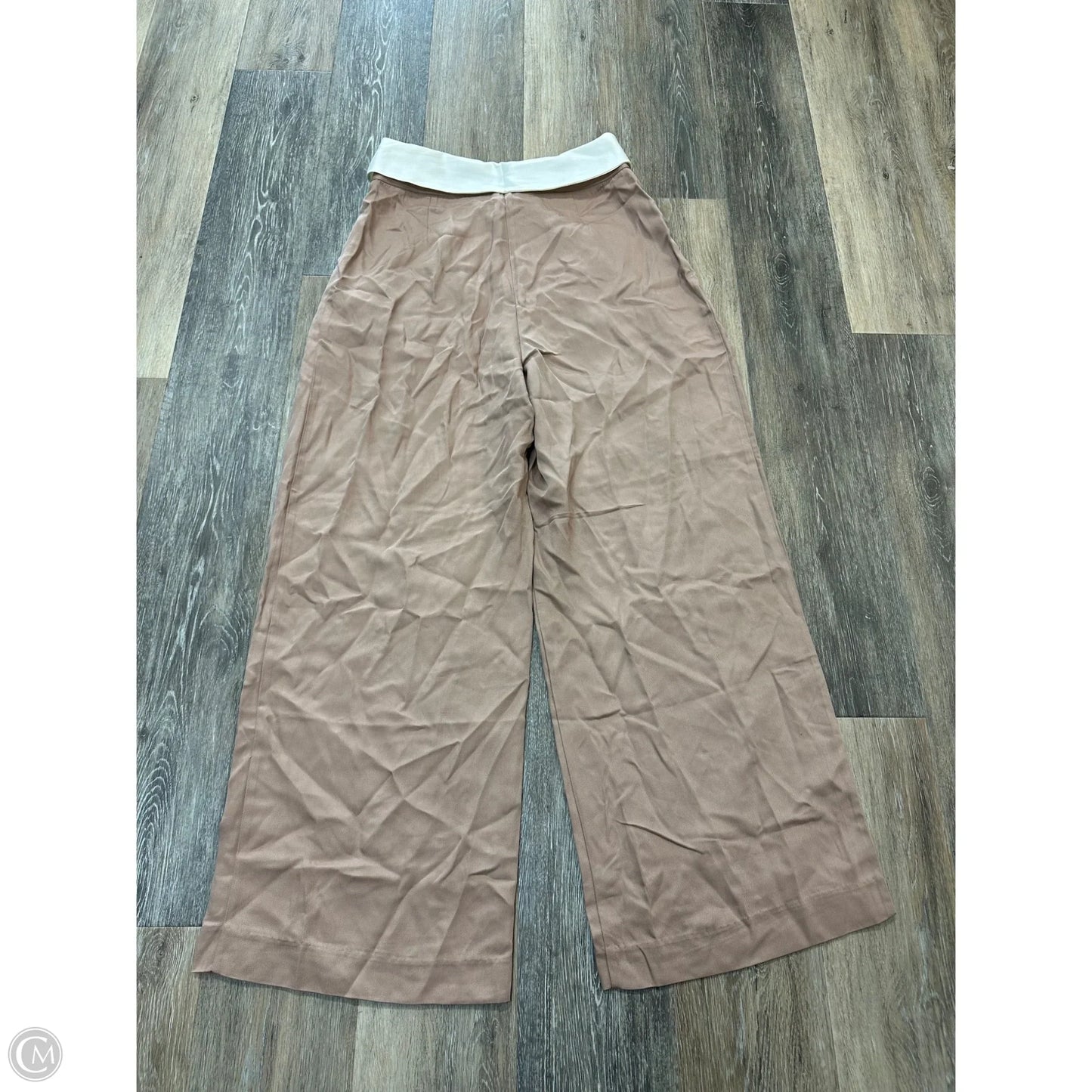Pants Dress By The Noli Shop In Tan & White, Size: 8