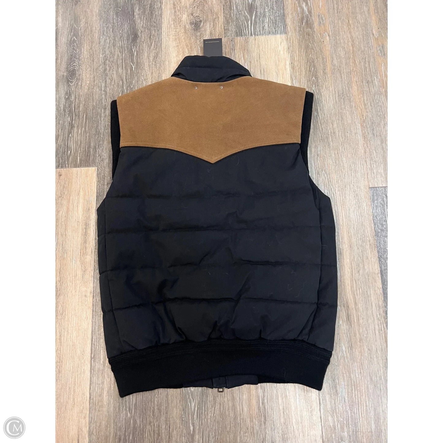 Vest Designer By Frye In Black & Tan, Size: S (men’s)